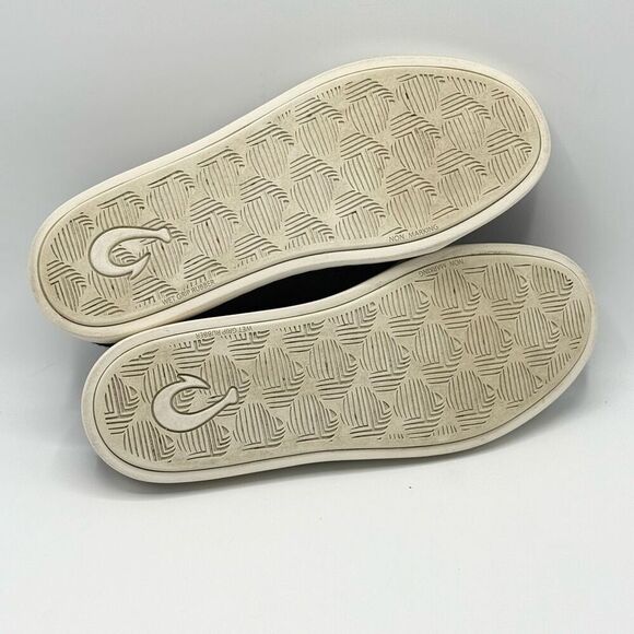 OluKai Pehueali Black Lace Up Slip On Sneakers - Women’s US 7 - Picture 11 of 11